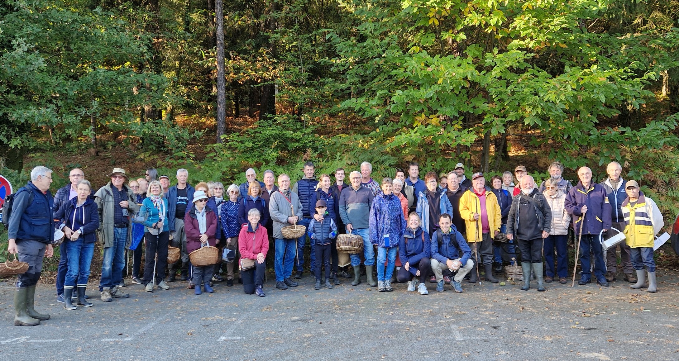 Le groupe de l’AMPM en forêt de Camors le 4 octobre 2026