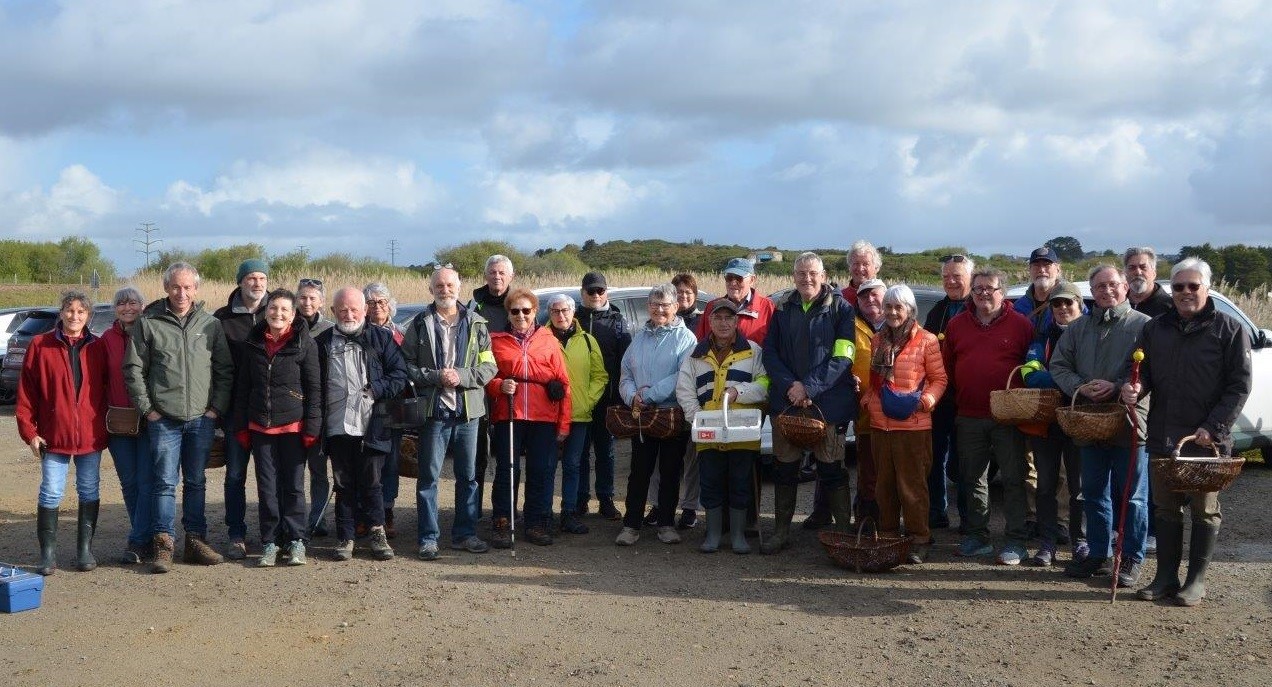 Le groupe de l’AMPM lors de la sortie à Plouharnel du 12 avril 2026