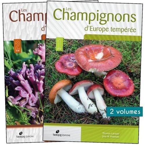 Couvertures des deux volumes de Champignons d’Europe tempérée