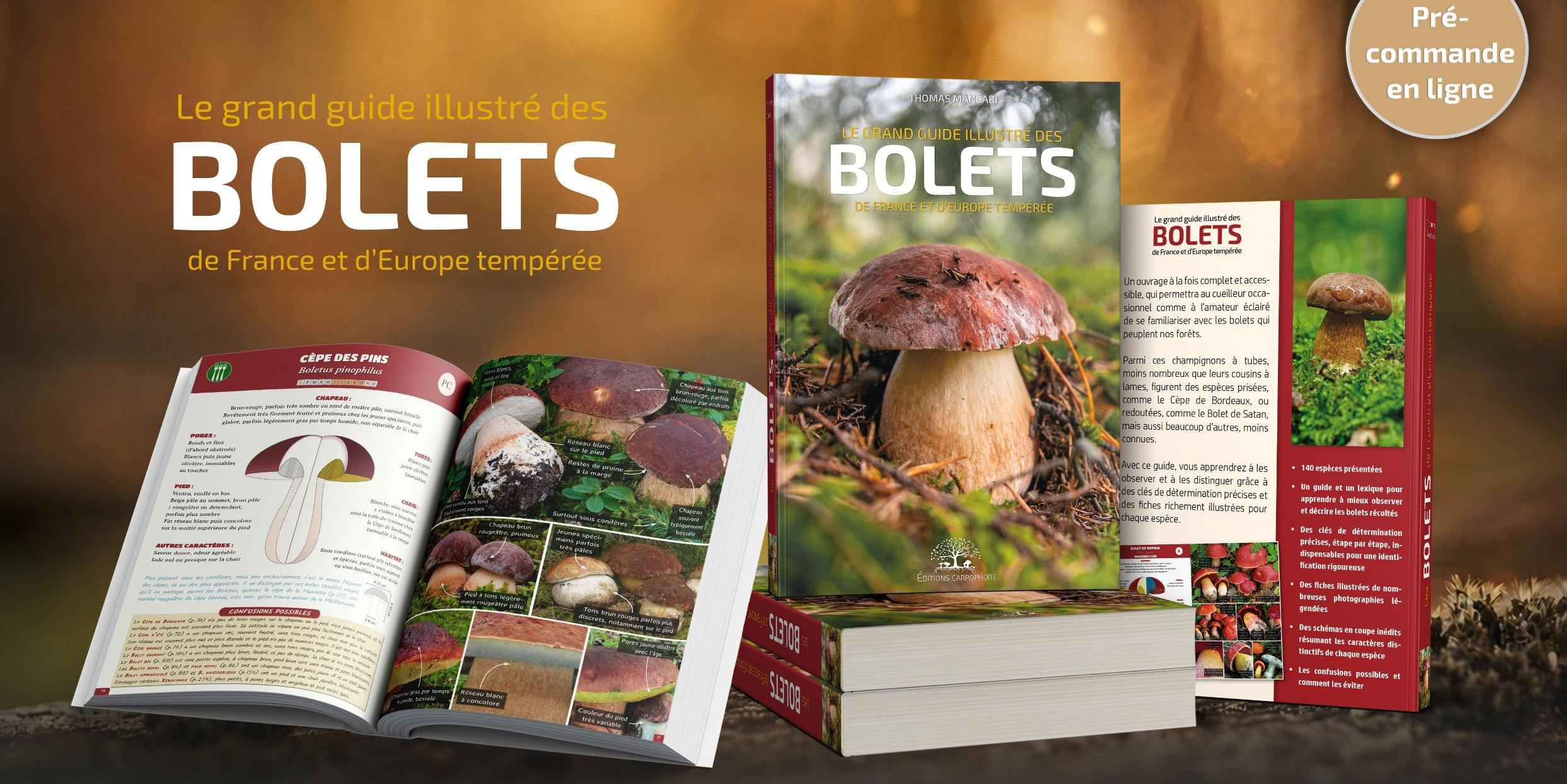 Présentation du Grand guide illustré des bolets de Thomas Mancari